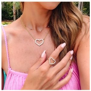 ISO --NOT FOR SALE Victoria Emerson "Anna Crystal Heart Necklace" PLEASE SHARE